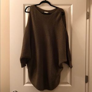 Cold Shoulder Sweater Tunic
